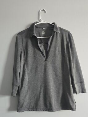 Club Ride Apparel Heather Gray Biking Pullover Sweatshirt, Large